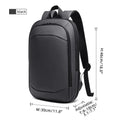 Heroic Knight Ultra-Thin Business Men's Laptop Backpack 15.6 Inch Waterproof Expandable Travel Backpack Anti-Theft Work Daypack