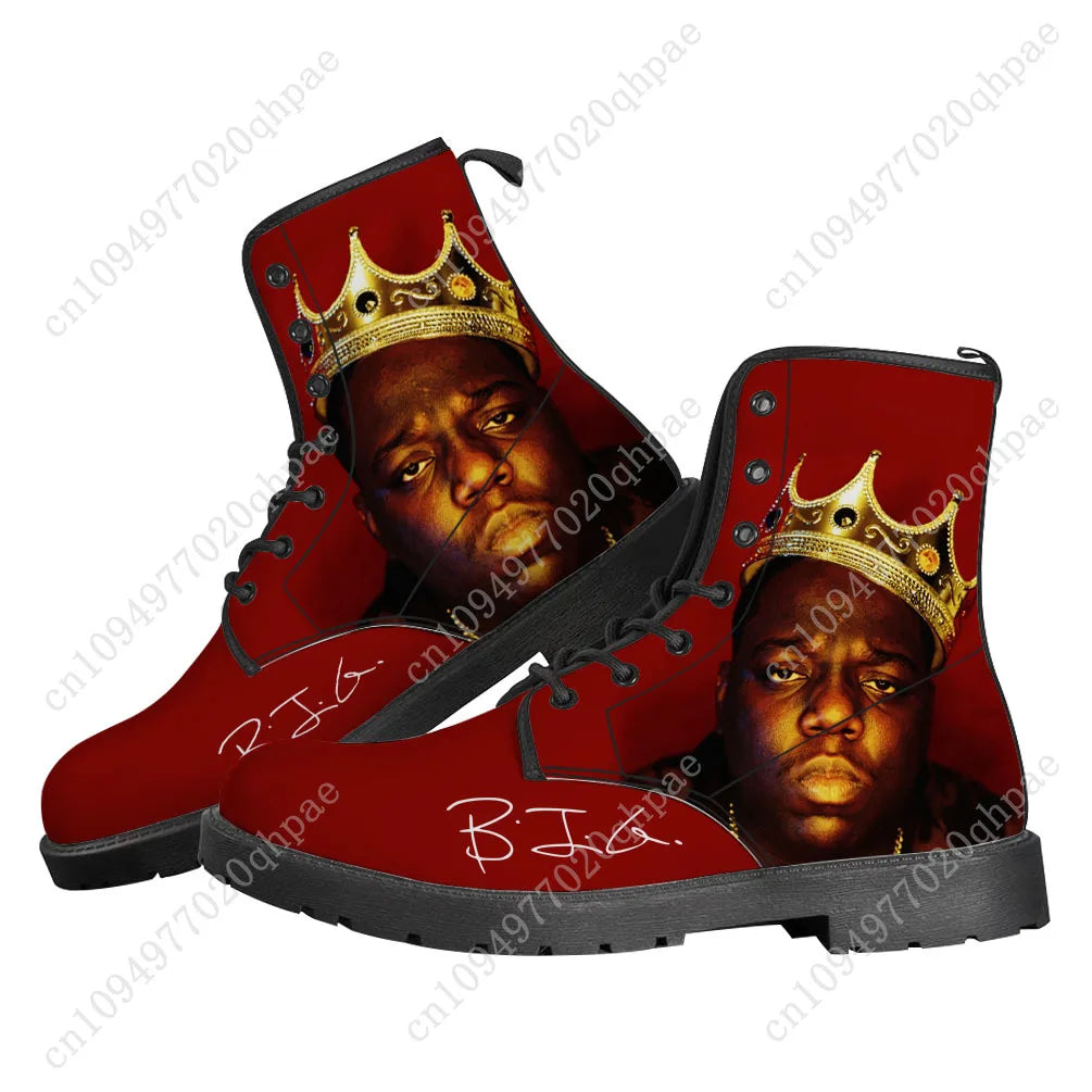 The Notorious B.I.G Boots Mens Womens Teenager Shoes Casual Boot Outdoor Light High Quality Print on Demand Customize Shoe