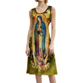 Our Lady Of Guadalupe Mexican Virgin Mary Mexico Aztec Women's Streetwear Party Dress Trendy Print Club Clothing For Female