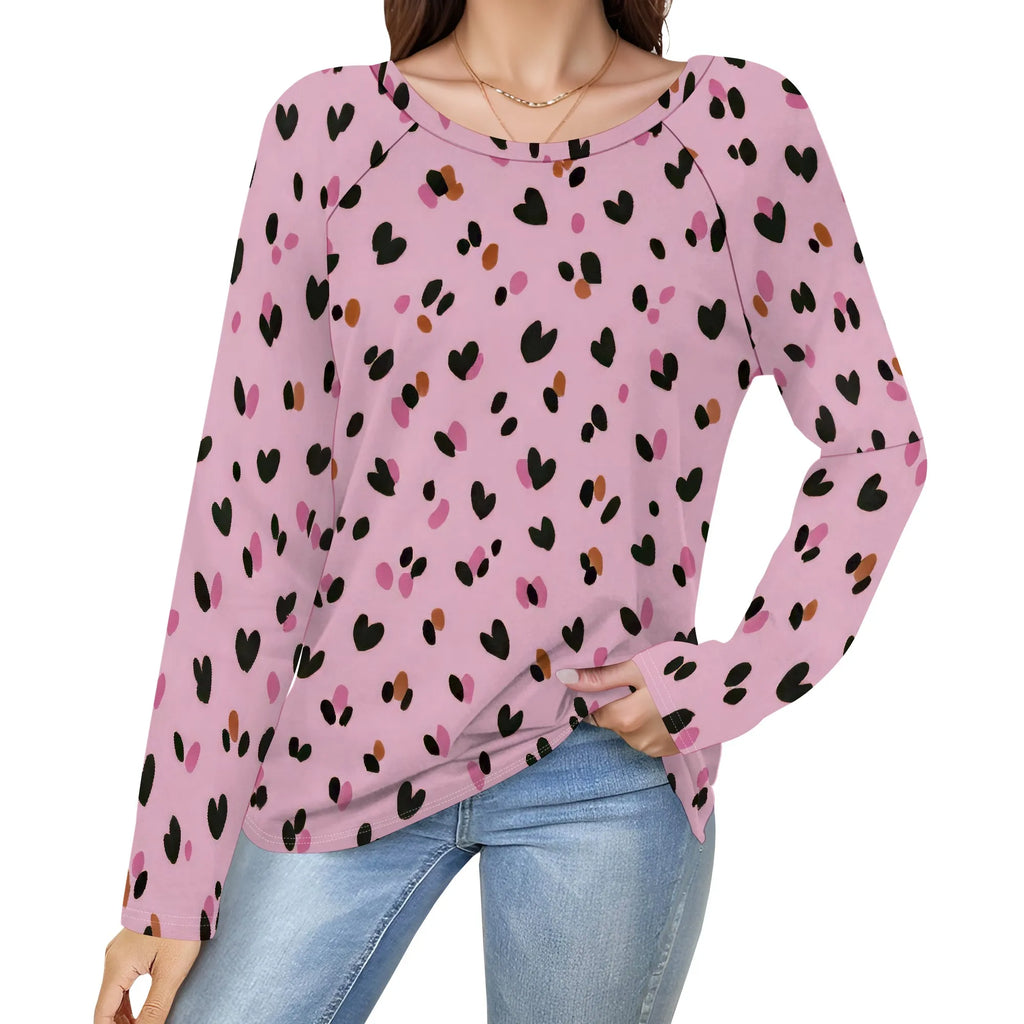 Women's Puff Long Sleeve Tunic Tops Pleated Crew Neck Blouses Dressy Casual Loose Fit Winter and Spring Shirts