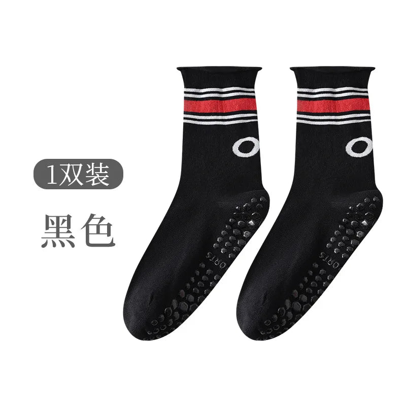 New Professional Pilates Socks Women Yoga Socks Anti Slip Cotton Sweat Absorbing Boneless Indoor Dance Fitness Sports Socks