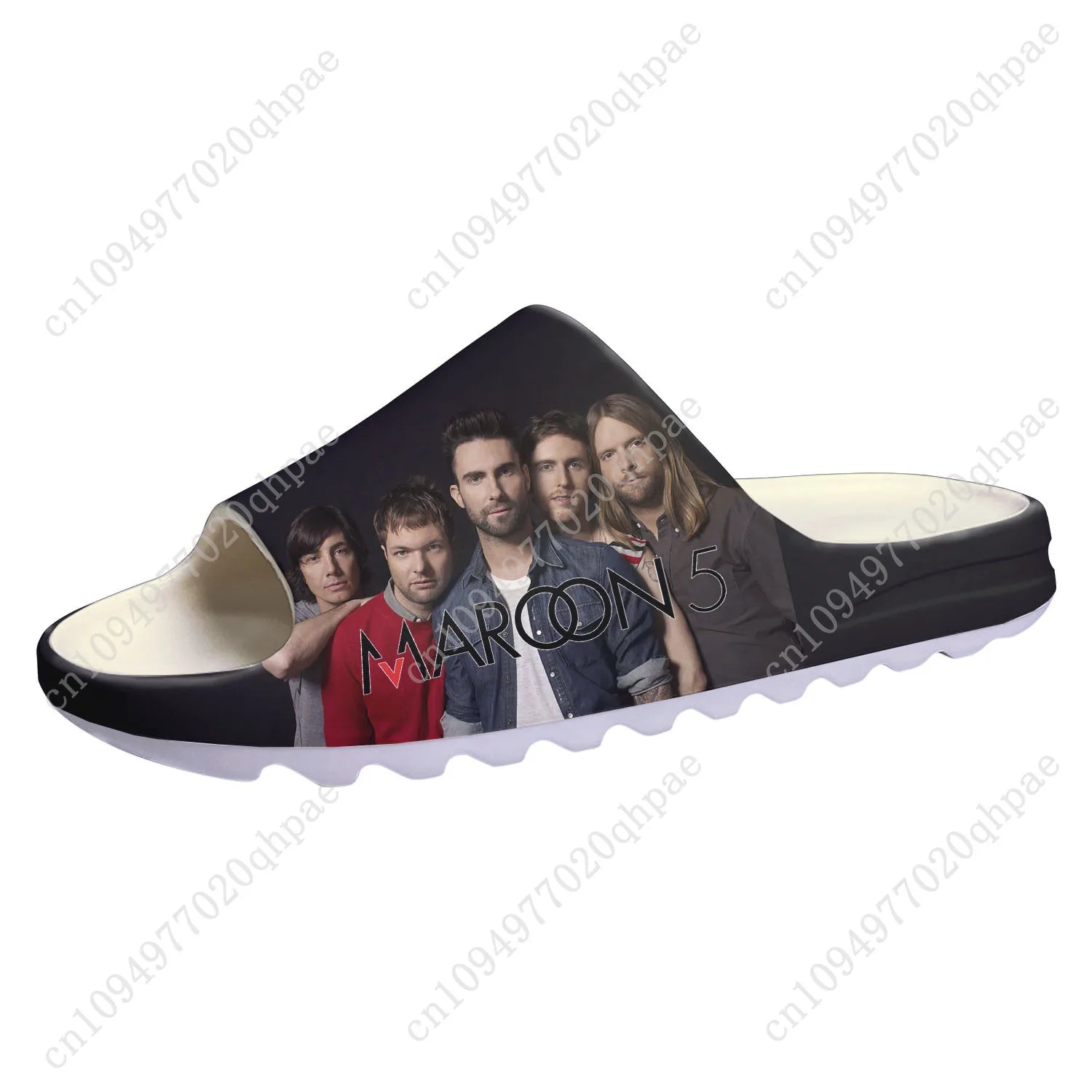 Maroon 5 Custom Made Soft Sole Sllipers Home Clogs Step On Water Shoes Mens Womens Teenager Bathroom Beach Step In Slliper