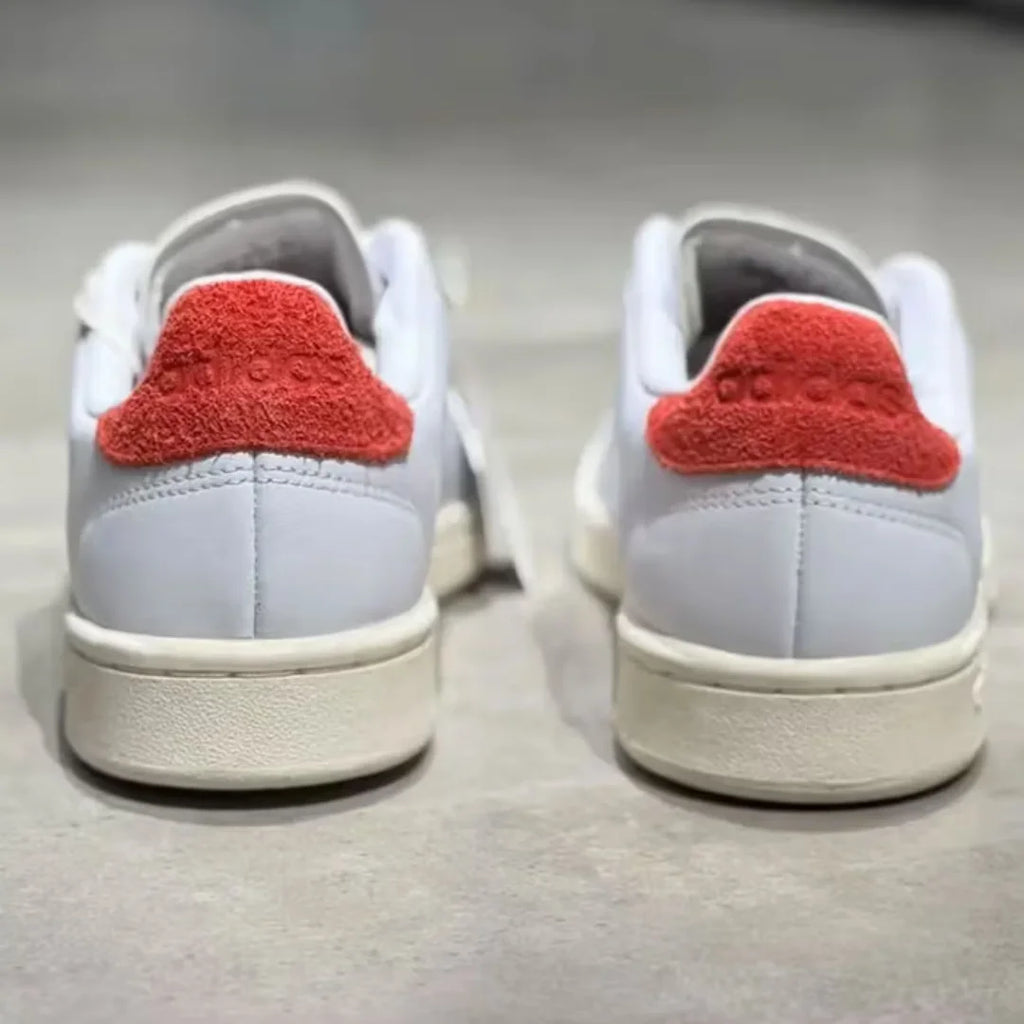 Adidas New Strong Grip Lightweight Outdoor Men's Skate Shoes Neo Lightweight Comfortable Everyday Low-Top Sneakers Pure White Simple Color Scheme Fashionable Versatile Commuting Casual Flat Shoes Styling Essential Fy8808