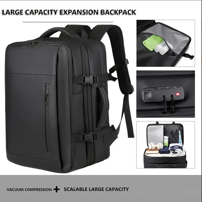 Cross-border Vacuum Compression Airbag Large Capacity Wet-Dry Separation Backpack