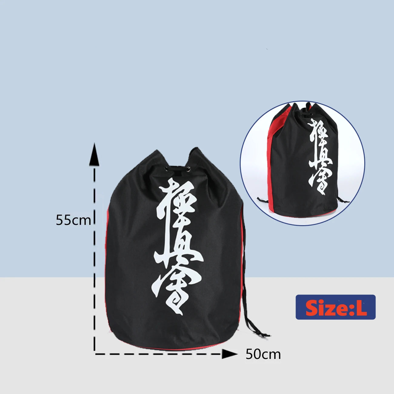 Men Women Kyokushin karate Protective Gear Bag Large Capacity Taekwondo Two Shoulders Bag Martial Arts Training Gym Bag Durable
