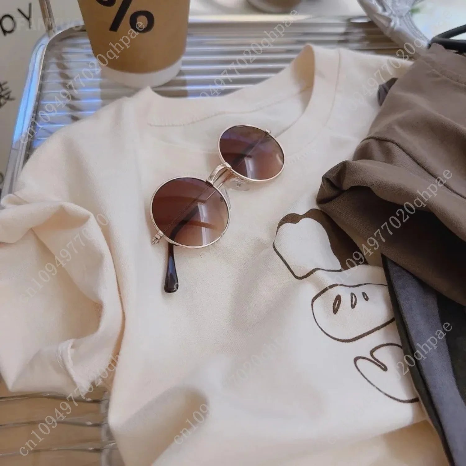 6 mois-10 ans T-Shirt pour enfants 2025 été bébé garçons filles coton décontracté à la mode coréen enfants chemise mode manches