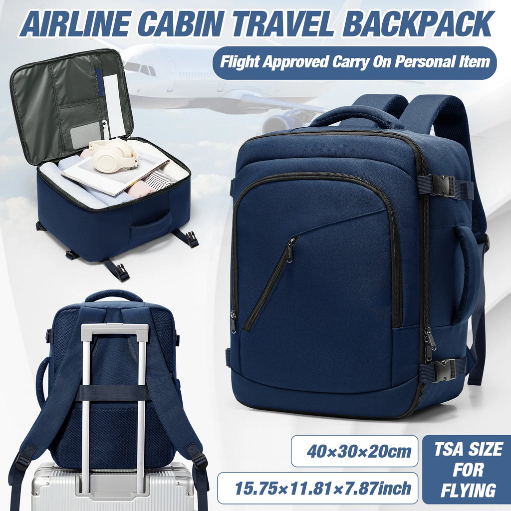 Ryanair 40x30x20 Travel Backpack Cabin Fly Bag Incase Backpack, Able Carry Backpack, Men Business Backpack Laptop Bag Under Seat