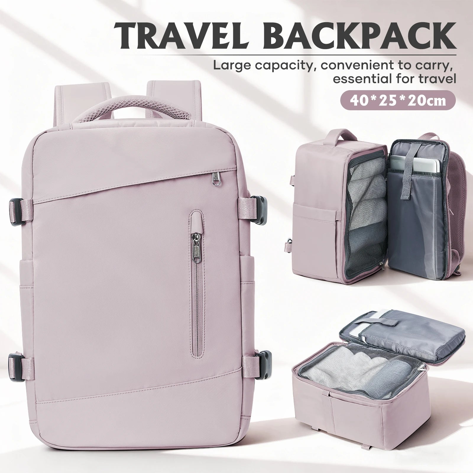 Ryanair 40x20x25 Airplane Travel Backpack, Hand Luggage Bags Suitcase Cabin Bag Aircraft Men Business Laotop Backpack Carry On