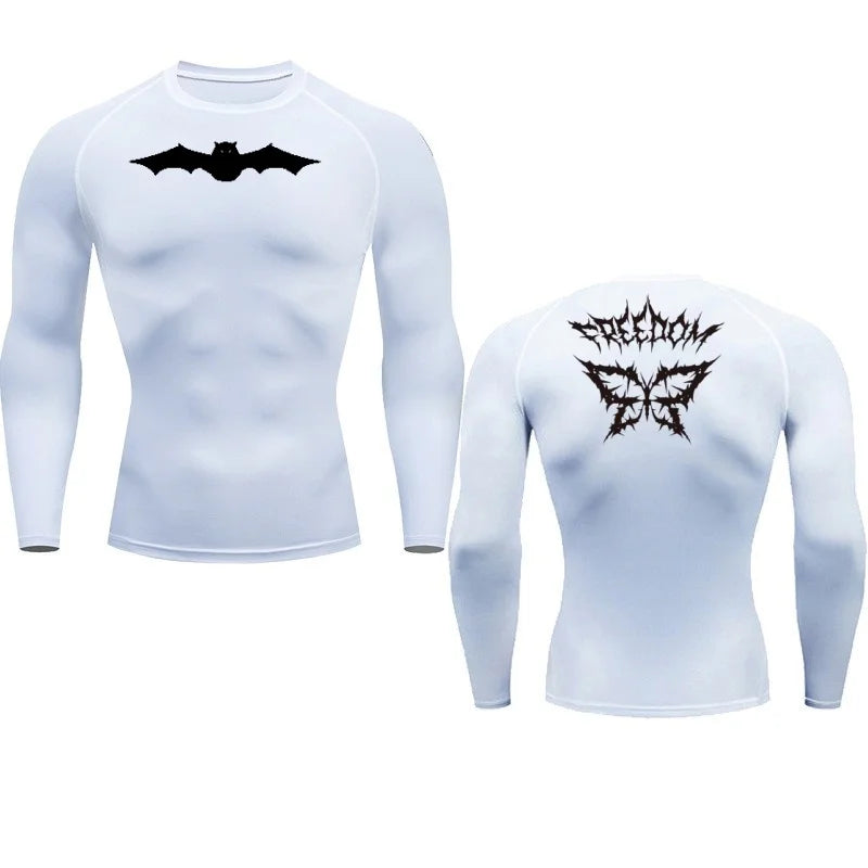 Casual Men's Sports Quick Drying Fitness, Long Sleeved Compression Vest For Running, Weightlifting Sports T-Shirt For Men's Fitn