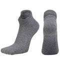 Women Yoga Socks Fitness Pilates Barre Gym Sports Dance Anti Slip Grip Silicone Towel Bottom Breathable Cotton Socks