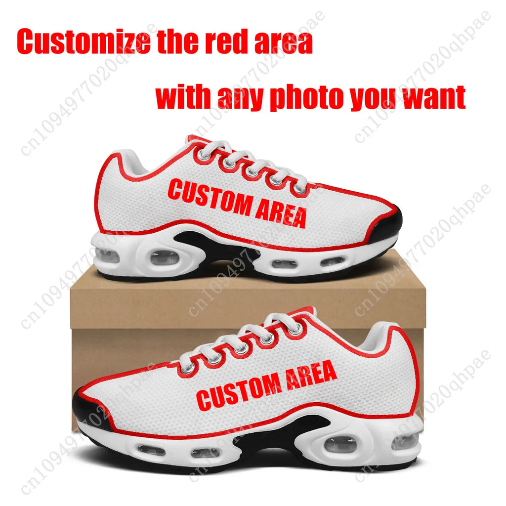 Boom Beach Air Cushion Sneakers Mens Womens Teenager Lightweight Sports Shoes High Quality Custom Couples Leisure Mesh Sneaker