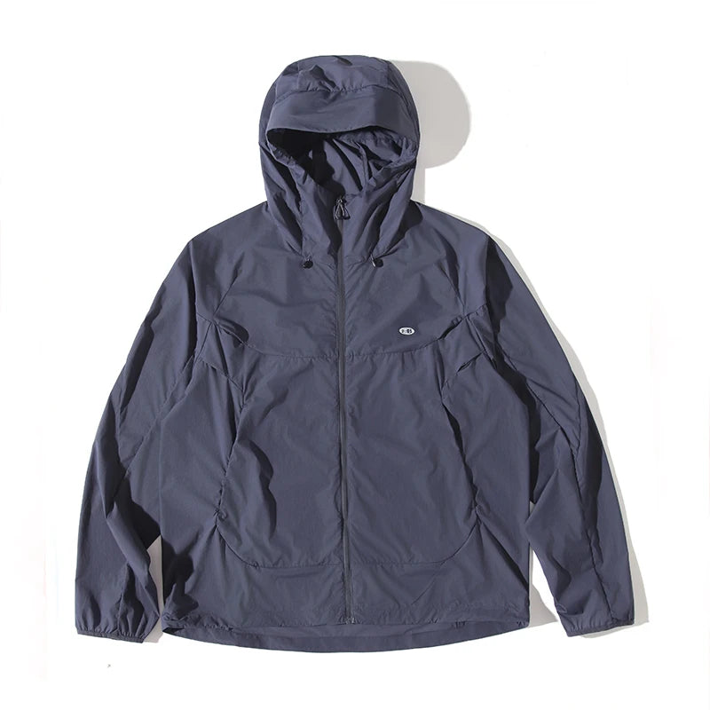 Nothomme Blue Spring Summer Lightweight Breathable UV Protection Outdoor Jaet Men's Hat Sunscreen Clothing Couple's Sun Pro...