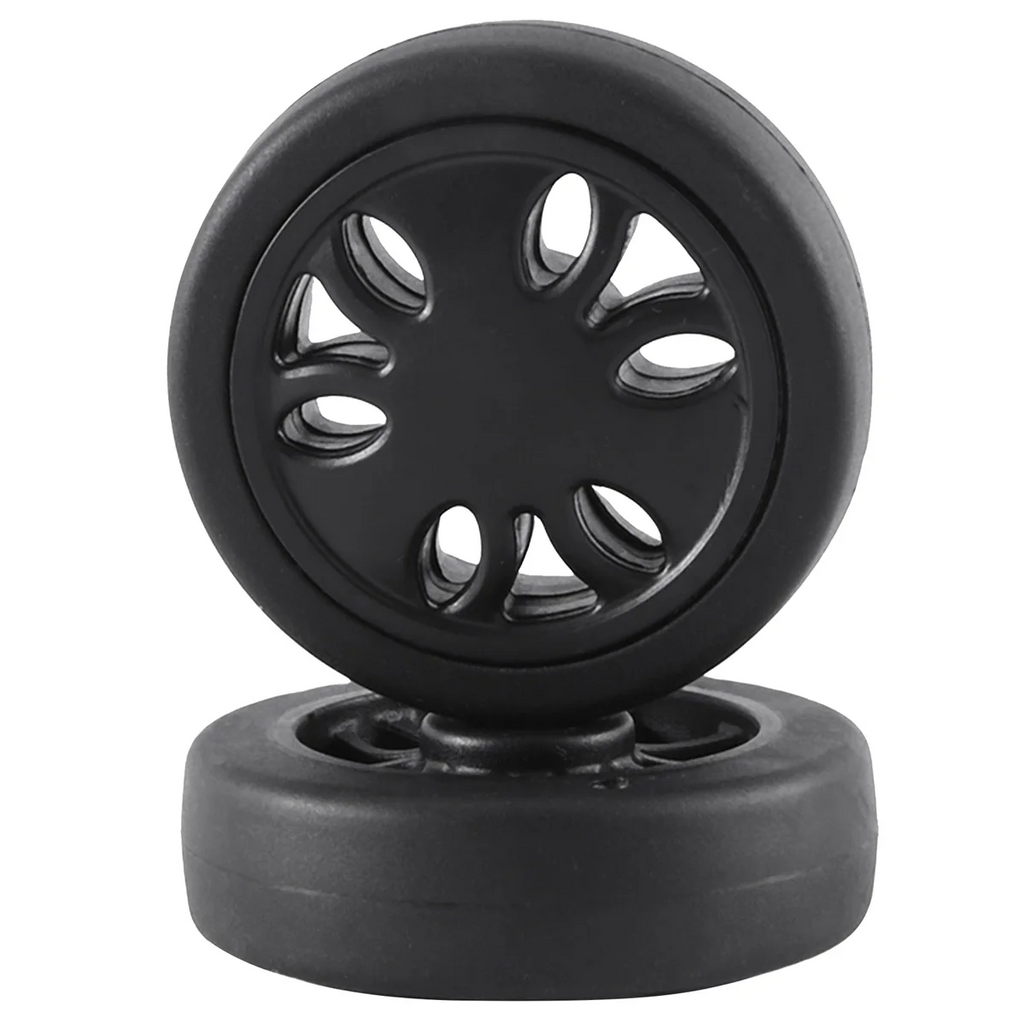 ABQR 50X15mm Luggage Wheels Replacement Wear PU Caster Suitcase Replacement Wheels Luggage Wheel Universal 6mm 8mm