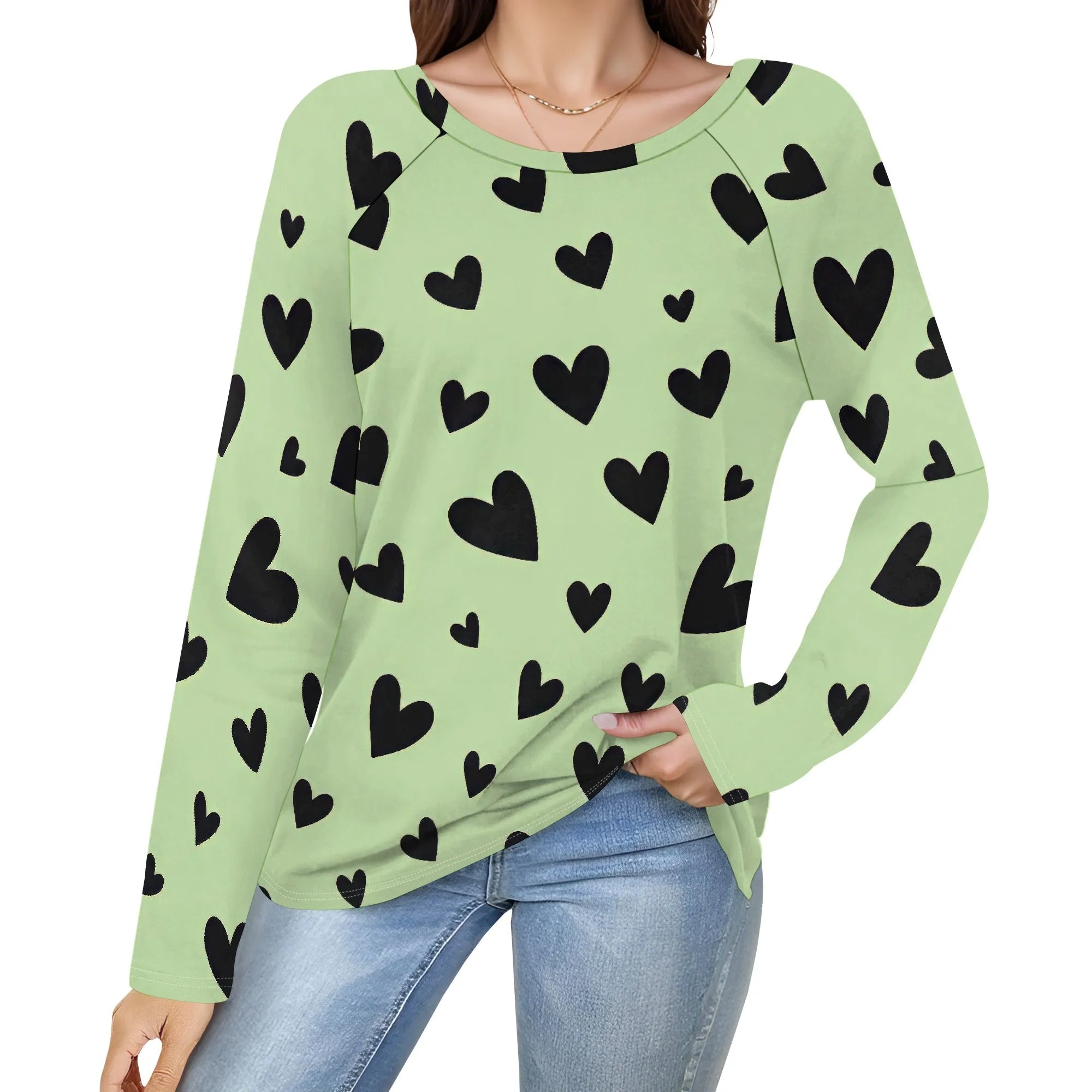 Women's Puff Long Sleeve Tunic Tops Pleated Crew Neck Blouses Dressy Casual Loose Fit Winter and Spring Shirts