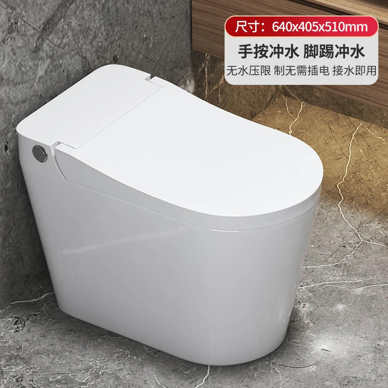 Retro red color ordinary toilet household no water pressure limit creative silent flush toilet