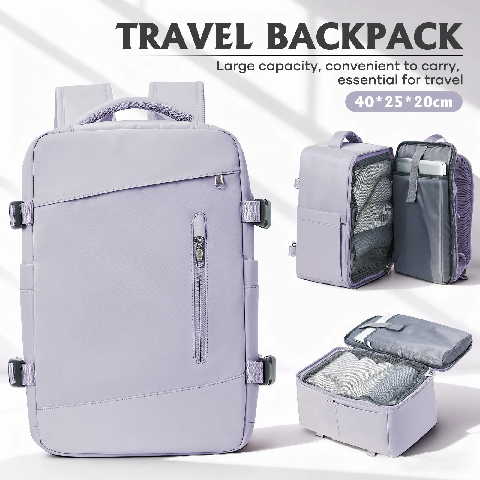 Ryanair 40x20x25 Airplane Travel Backpack, Hand Luggage Bags Suitcase Cabin Bag Aircraft Men Business Laotop Backpack Carry On