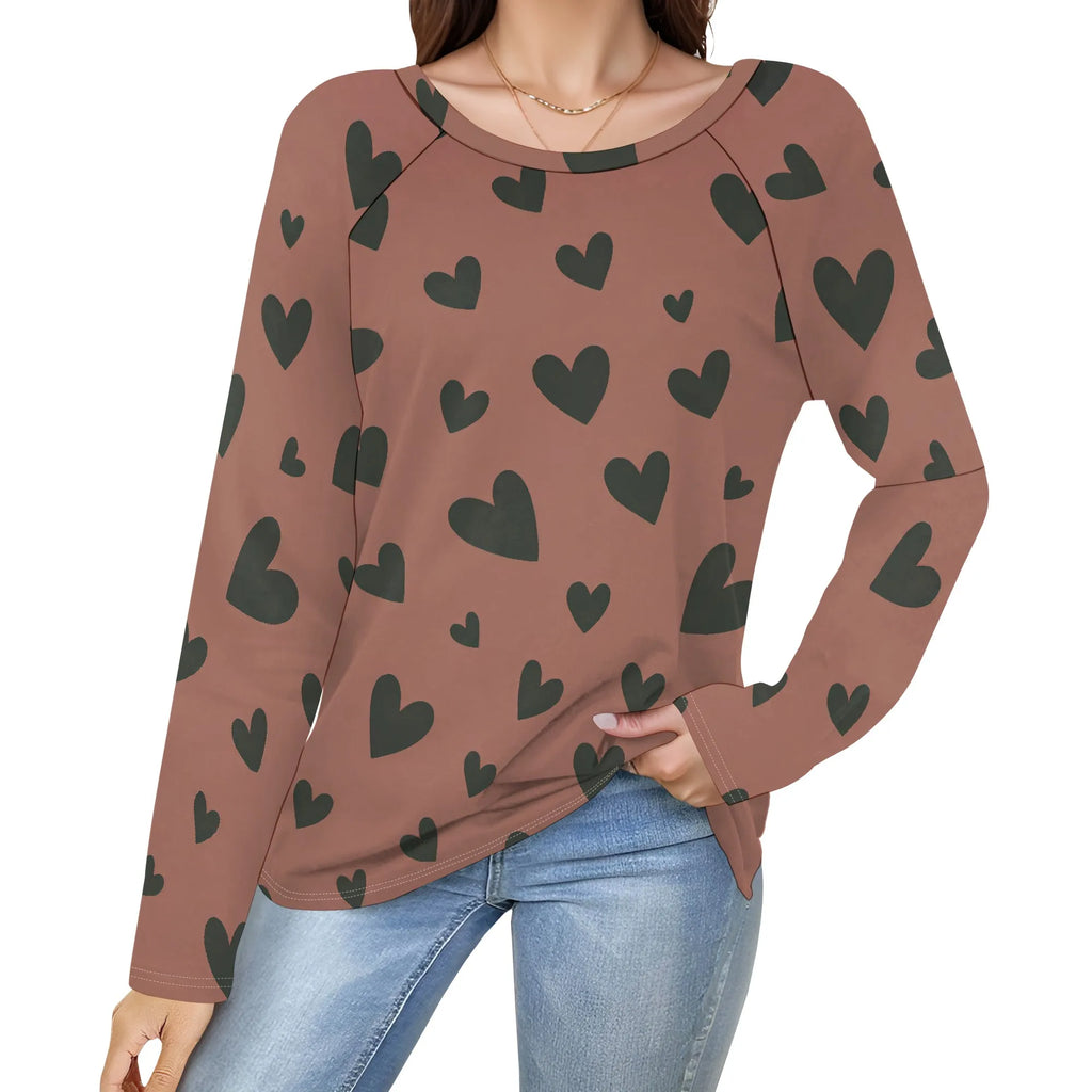 Women's Puff Long Sleeve Tunic Tops Pleated Crew Neck Blouses Dressy Casual Loose Fit Winter and Spring Shirts