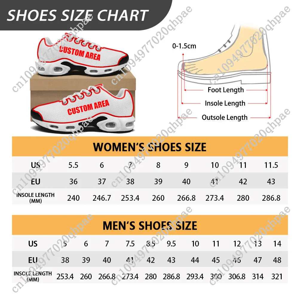 Boom Beach Air Cushion Sneakers Mens Womens Teenager Lightweight Sports Shoes High Quality Custom Couples Leisure Mesh Sneaker