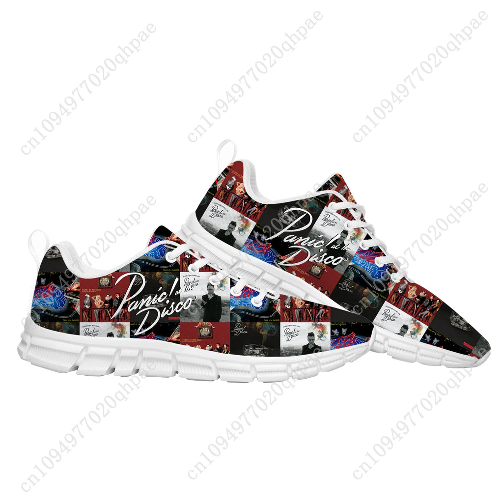 Panic At The Disco Sports Shoes Mens Womens Teenager Customized Sneakers DIY Casual Custom Made Shoe High Quality Couple Shoes