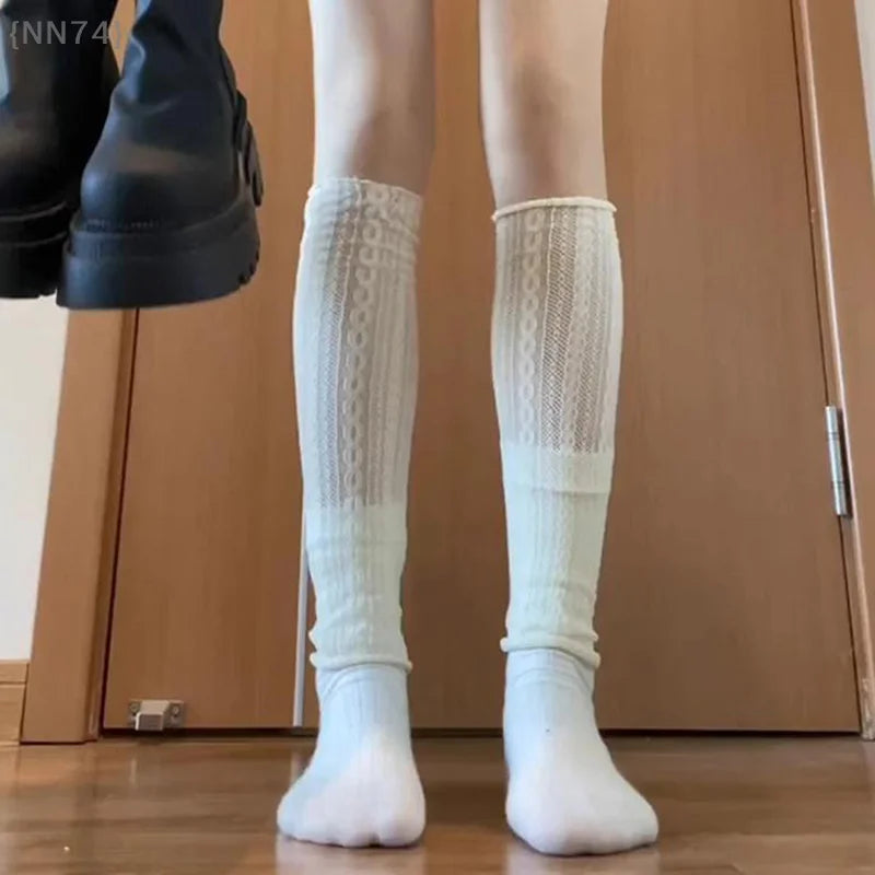 【No】Ballet Style Lace Leggings - Mesh Leg Warmers for Women & Girls with Kawaii Lolita Socks Design