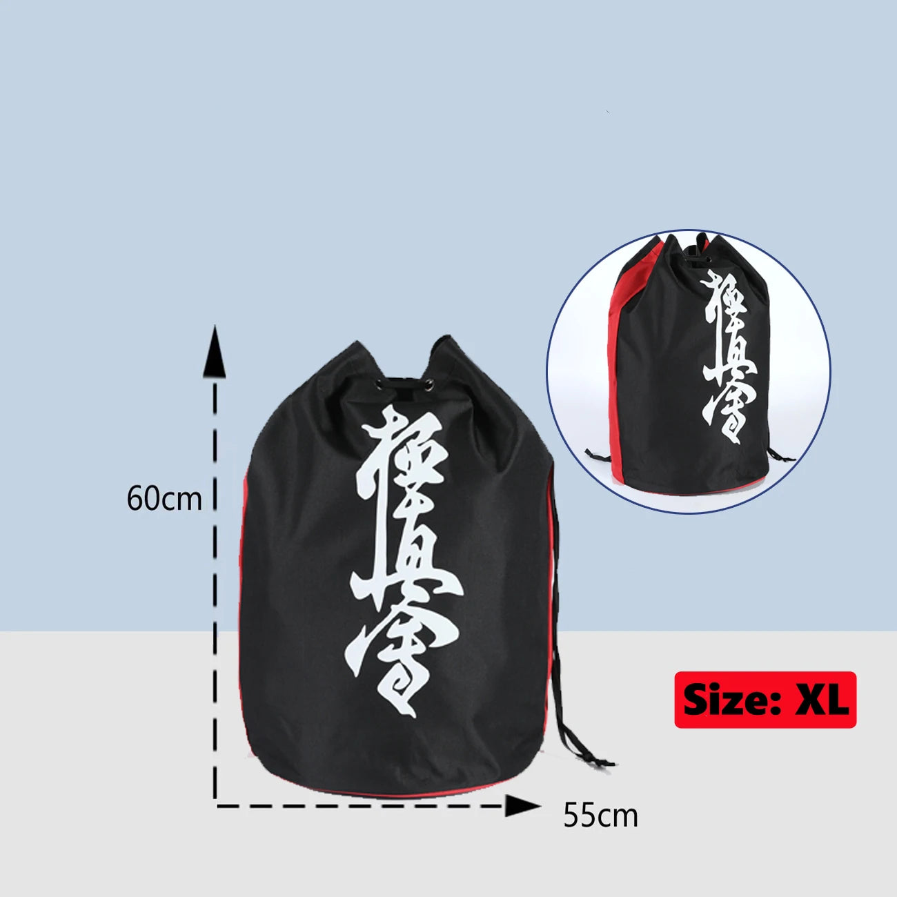 Men Women Kyokushin karate Protective Gear Bag Large Capacity Taekwondo Two Shoulders Bag Martial Arts Training Gym Bag Durable