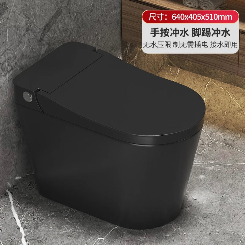 Retro red color ordinary toilet household no water pressure limit creative silent flush toilet