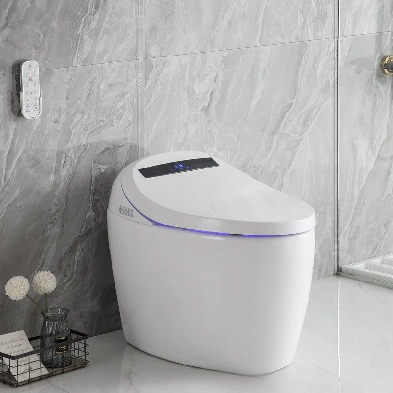 Smart toilet automatic power failure flush side button integrated toilet