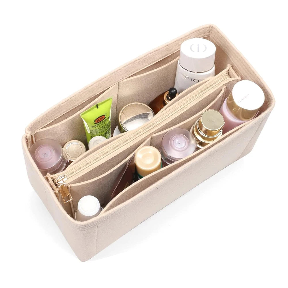 Felt Purse Organizer Insert for LV Neverfull PM, Speedy 25/30/35 Tote, Zippered Handbag Liner Shaper